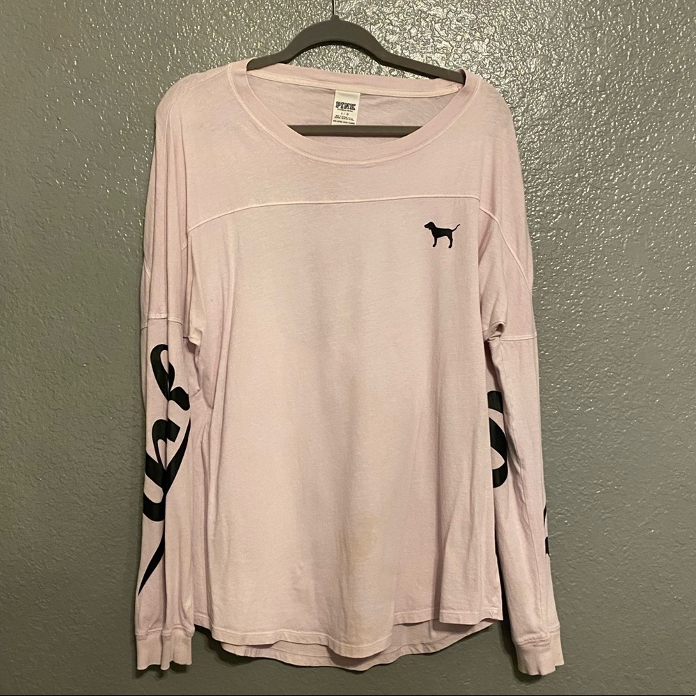 Women’s Size large Pink long sleeve open back